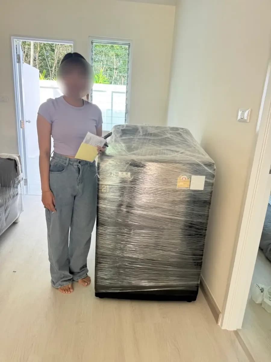 ของย้ายบ้านพันฟิล์มส่งถึงห้องลูกค้า