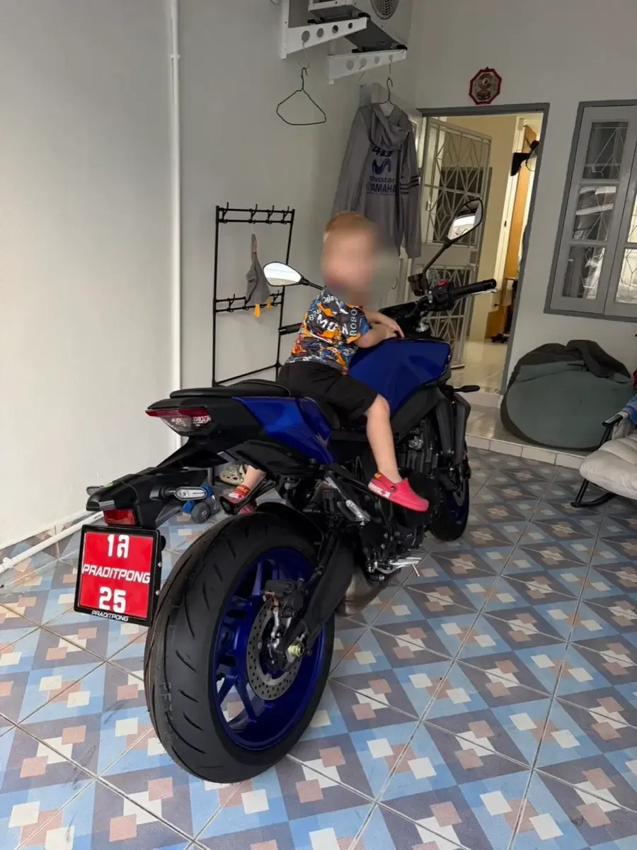 Yamaha MT-09 สีน้ำเงินถึงบ้านลูกค้าแล้ว